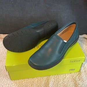 Hotter Leather Glove Loafer in Deep Teal (8M)